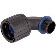 Lapp Zubehör - Kunststoff-Schutzschlauch-Verschraubung SILVYN-FPAX-90°-M50X1,5-/ 55507308 54-BK