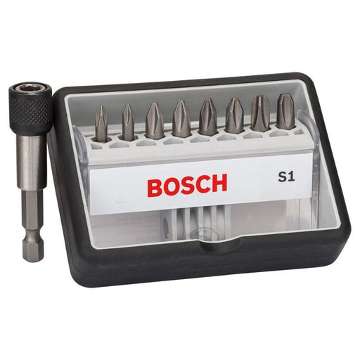 Bosch - Bit-Set 8+1-tlg. Schrauberbit-Set, 2607002560 Robust Line S PH