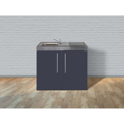Stengel - Mini-Küche Miniküche Premiumline MPSG100GKFreBli Schiefergrau