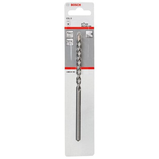 Bosch - Bohrer Betonbohrer CYL-3, 7 x 90 2608597681 x 150 mm d 6,5 mm