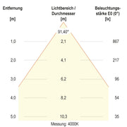 EVN Lichttechnik - Downlight/Strahler/Flutlicht LED-Downlight L54N150125 CCT Switch