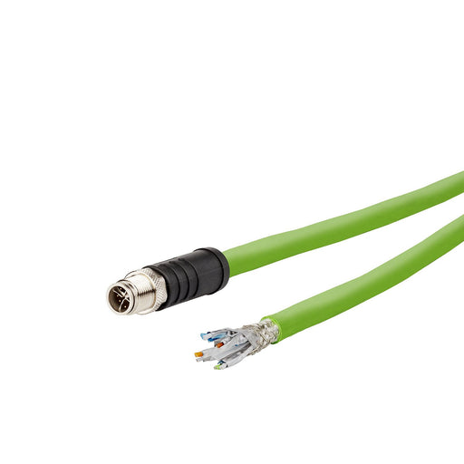 Metz Connect - Patchkabel Kupfer Industrie IndustrialEthernet Leitung 142M7X10010 X-kodiert, 1m, M12