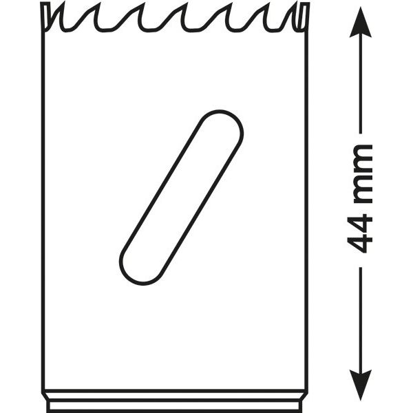 Bosch - Lochsäge HSS-Bimetall für 2608580409 Standardadapter 33