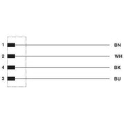 Phoenix Contact - Konfektioniertes Sensor-Aktor-Kabel Sensor-/Aktor-Kabel SAC-4P-M12MS#1509445