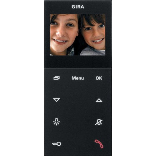 Gira - Innenstation für Türkommunikation Wohnungsstation sw 1239005 Video AP Plus