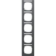 Gira - Abdeckrahmen 5f. anth 111523 senkrecht,bruchsi