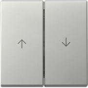 Gira - Abdeckung/Bedienelement für Installationsschalterprogramme Wippe 2f Pfeil 3294600 Edelstahl