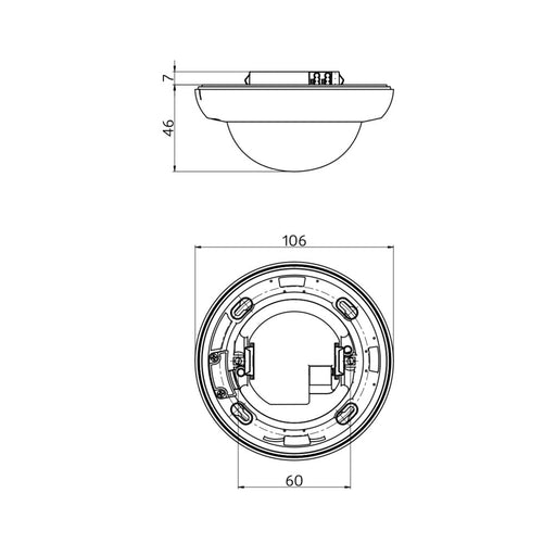 BEG Brück Electronic - Bussystem-Bewegungsmelder Präsenzmelder PD4N-KNXs-ST-UP KNX