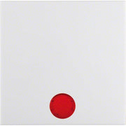 Berker - Abdeckung/Bedienelement für Installationsschalterprogramme Wippe pws/gl 16218989 mit 5 Linsen
