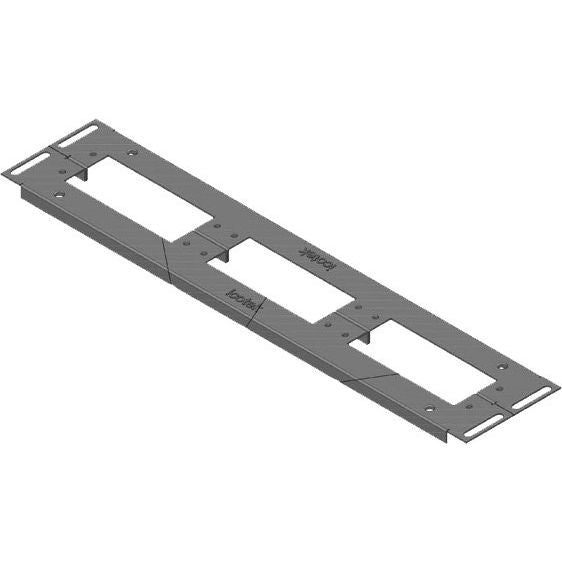 Icotek - Komponente für den Ausbau (Schaltschrank) Bodenblech KDR 2 VX25-600(488) geteilt