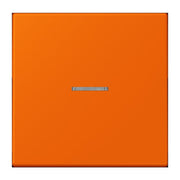 Jung - Abdeckung/Bedienelement für Installationsschalterprogramme Wippe 1fach m. Lichtleiter LC 990 KO5 224 orange (32080)