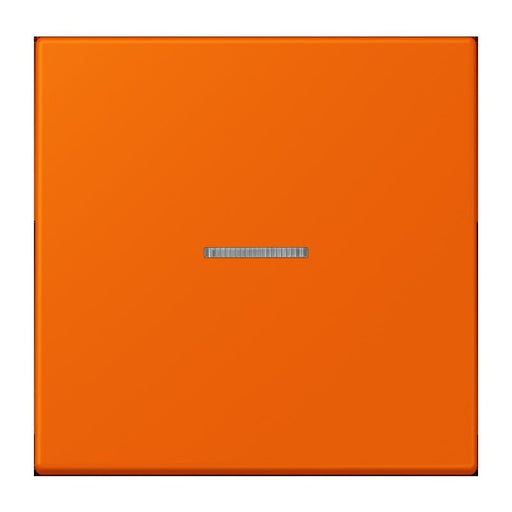Jung - Abdeckung/Bedienelement für Installationsschalterprogramme Wippe 1fach m. Lichtleiter LC 990 KO5 224 orange (32080)