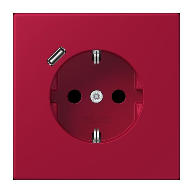 Jung - Steckdose SCHUKO Steckdose LC 1520-18C 229 rouge carmin (32100)