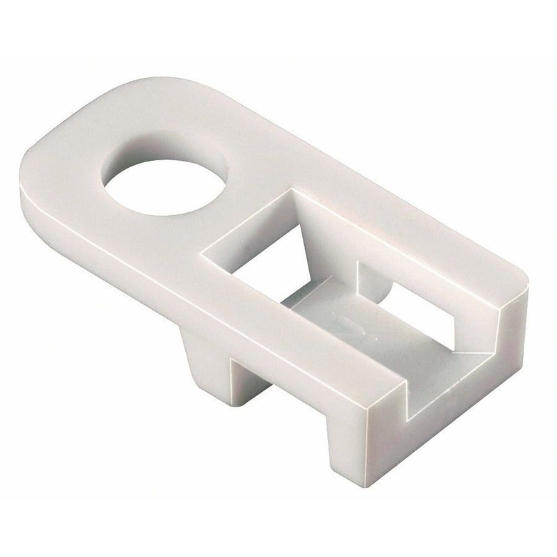 HellermannTyton - Befestigungssockel und -element für Kabelbinder Schraubsockel CTAM1-PEEK-BGE-C1 20,4 x 10,2 − 100 Stück