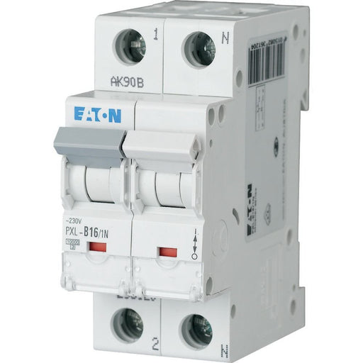 Eaton - Leitungsschutzschalter LS-Schalter m.Beschrift. PXL-C16/1N C 16A, 1p+N