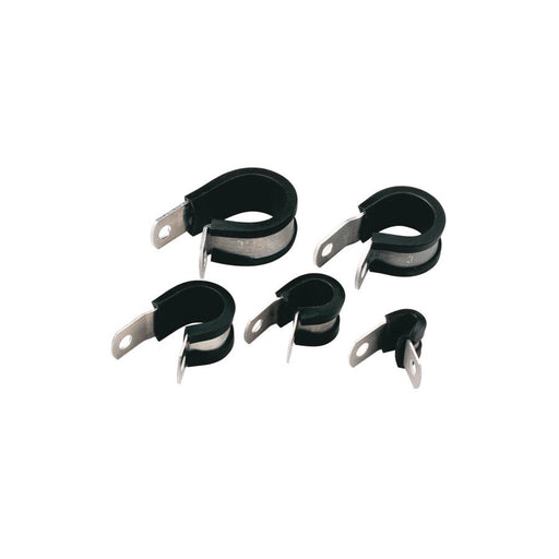HellermannTyton - Befestigungsschelle für Kabel/Rohre Befestigungsschelle ALU24C-ALUCR-NABK-L1 − 50 Stück
