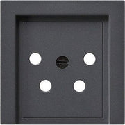 Gira - Einsatz/Abdeckung für Kommunikationstechnik Abdeckung anth 027928 System55