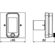 OBO Bettermann - Abdeckplatte für Installationssäule Montageset VH4 VH MS FILS für FI/LS Einbau