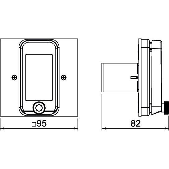OBO Bettermann - Abdeckplatte für Installationssäule Montageset VH4 VH MS FILS für FI/LS Einbau