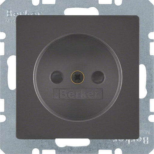 Berker - Steckdose anth/sa 6167336086 o. Schutzkontakt