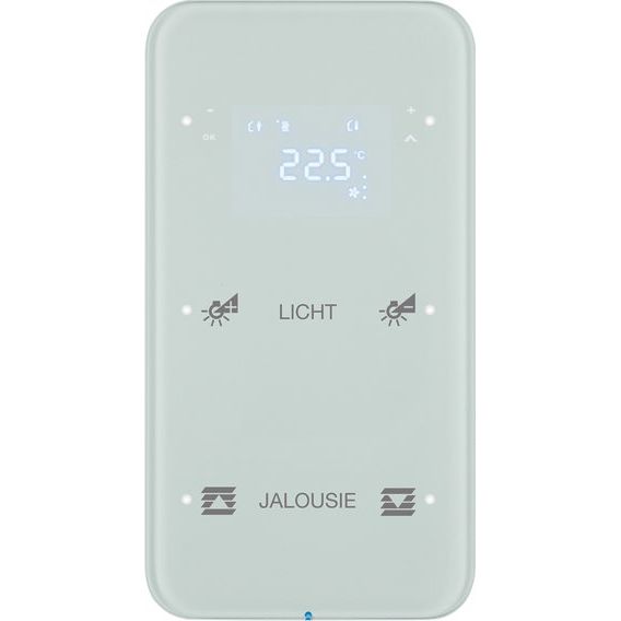 Berker - Bussystem-Tastsensor Touchsensor 2fach 75642160 Glas polarweiß
