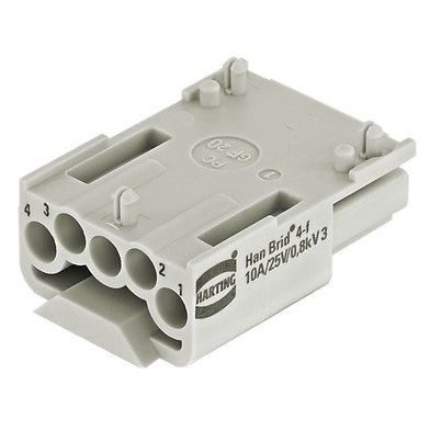 Harting - Kontakteinsatz für Rechtecksteckverbinder Han Brid-Bu-C (G) 09120043101 − 10 Stück