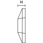 HellermannTyton - Befestigungssockel und -element für Kabelbinder Befestigungssockel MB5 PA66 WH 100 37.7mm − 100 Stück