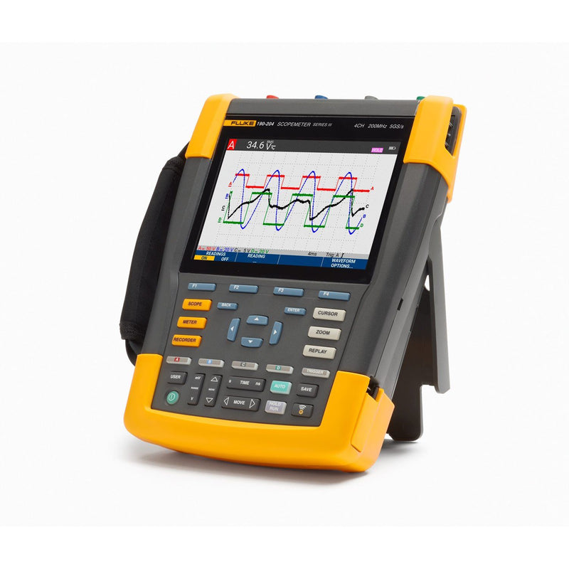 Fluke - Oszilloskop ScopeMeter FLUKE-190-204-III-S mit Kit