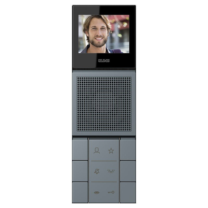 Jung - Innenstation für Türkommunikation SIB Video-Innenstation SI VI LC 627 251 LS 4320H