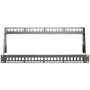 Dätwyler IT Infra - Patchpanel Kupfer PatchPanel KS 19Zoll leer 418019 f.24Module swRAL9005
