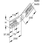 Niedax - Verbinder für Kabeltragsystem Gelenk WSGV 105 E3