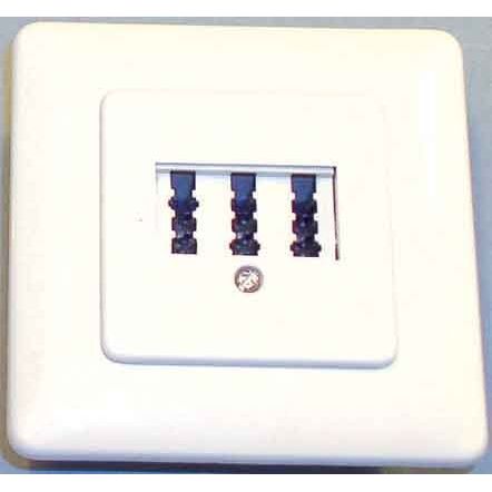 E+P Elektrik - Fernmeldeanschlussdose TAE-Anschlussdose T 135 3fach UP