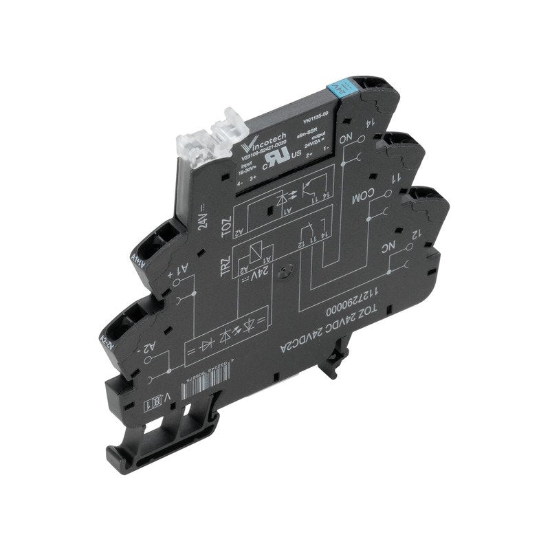 Weidmüller - Optokoppler Halbleiterrelais TOZ 12VDC 230VAC1A 12VDC20%,24...240VAC − 10 Stück