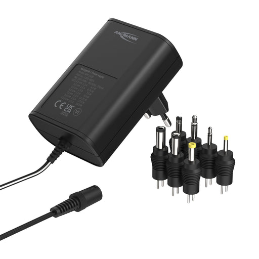 Ansmann - Netzgerät für Unterhaltungselektronik universal-Netzteil APS 1500#1201-0024 3-12VDC,1.8m Kabel
