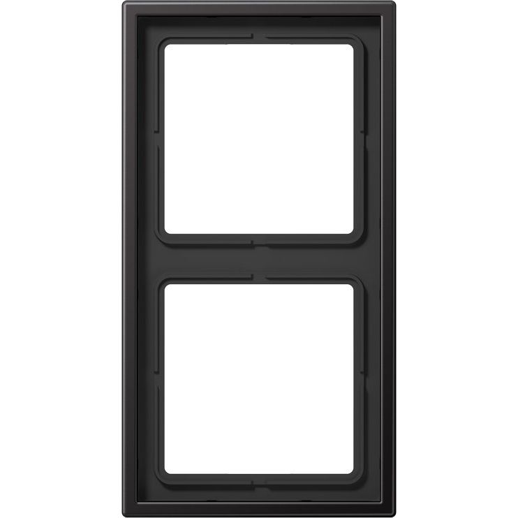 Jung - Abdeckrahmen Rahmen 2-fach AL 2982 D waage/senkrecht