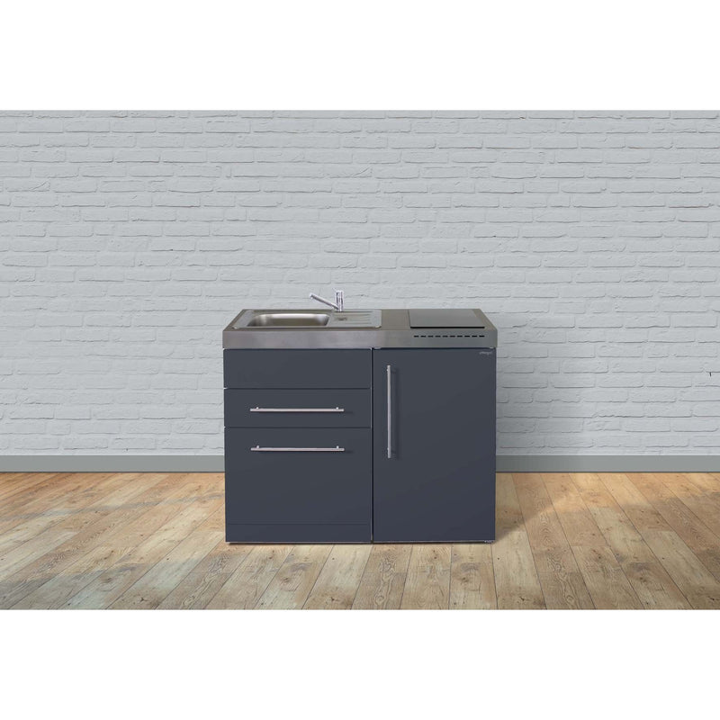 Stengel - Mini-Küche Miniküche Premiumline MPSG110SKSGKFreBliS Schiefergrau