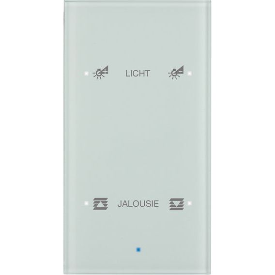 Berker - Bussystem-Tastsensor Glas-Sensor 2fach 75142930 polarweiß