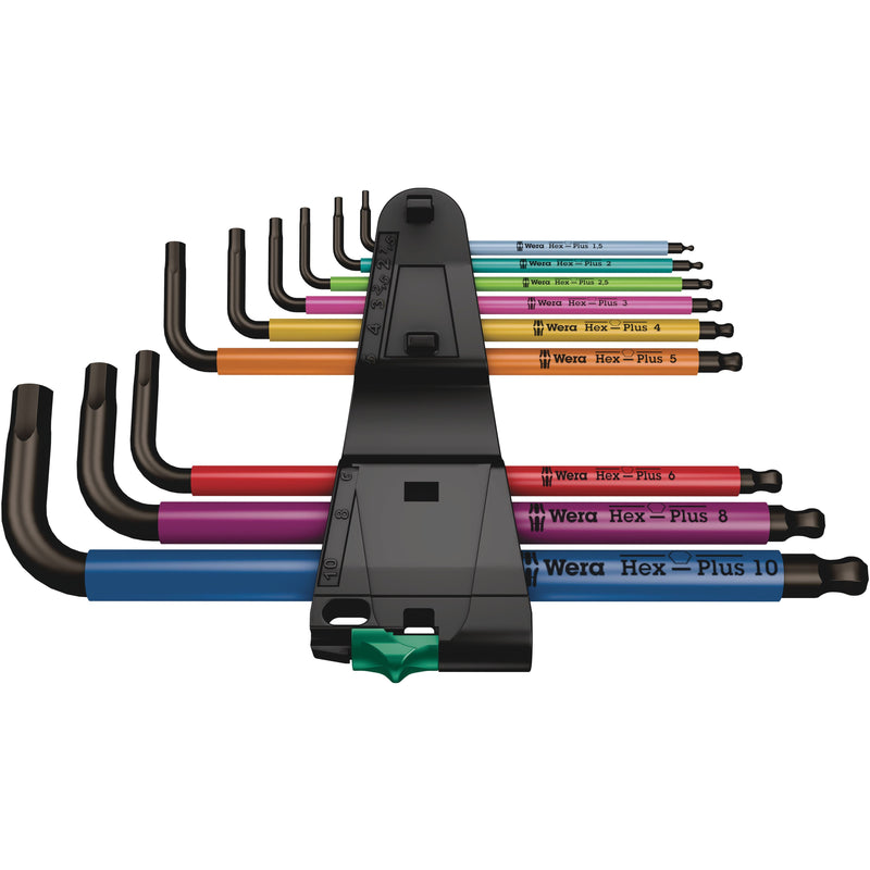Wera - Innensechskantschlüsselset Winkelschlüsselsatz 950/9Hex-Plus