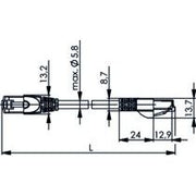 Telegärtner - Patchkabel Kupfer Patchkabel Cat5 gn 100008000 1,0m, SF/UTP, PUR