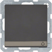 Berker - Steckdose SCHUKO-Steckdose anth/sa 47526086 Deckel/Beschriftung