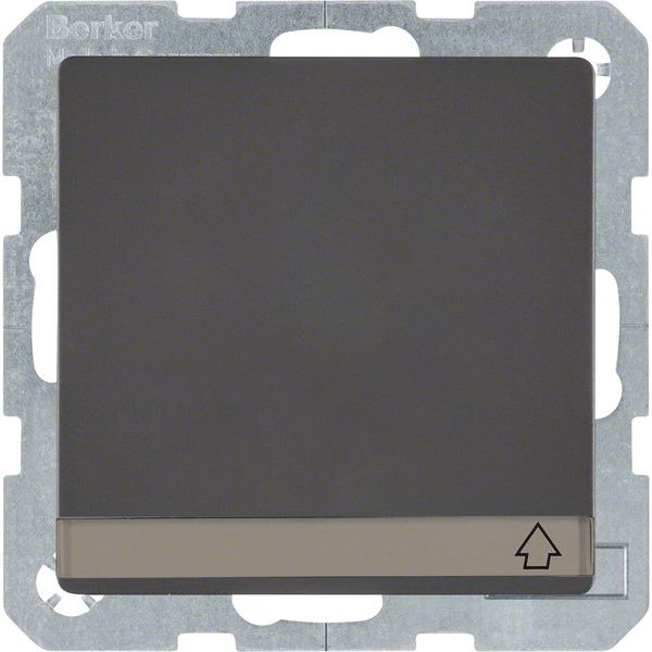 Berker - Steckdose SCHUKO-Steckdose anth/sa 47526086 Deckel/Beschriftung