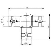 Telegärtner - Koax-Kupplung BNC-T-Stück 100023594 50 Ohm − 5 Stück