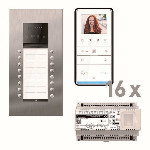 TCS Tür Control - Türsprech-Set video:pack AVU600216 PVUF162/001 IVW6511 16WE UP