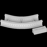 Unex - Bogen für Kabelleiter Flachbogen 45 Grad 67337-44 135x300 R600