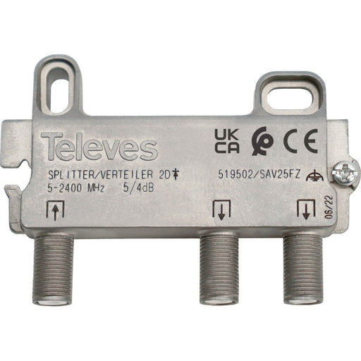 Televes - Abzweiger und Verteiler 2f. SAV25FZ 5-2400Mhz 5dB