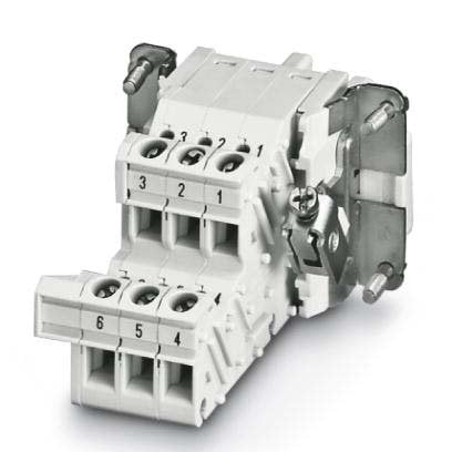 Phoenix Contact - Kontakteinsatz für Rechtecksteckverbinder Klemmenadapter HC-B 6-A-UT-PEL-F − 5 Stück