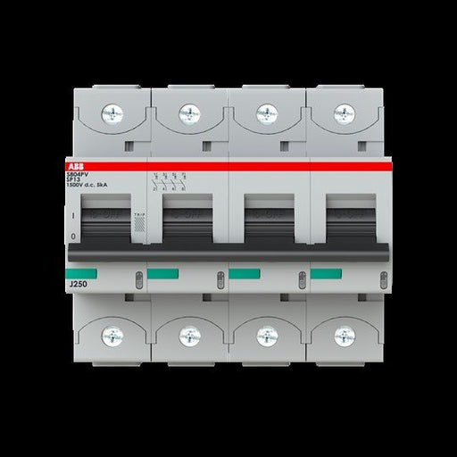 ABB Stotz S&J - Leitungsschutzschalter Strangsicherung S804PV-SP13 13A, 4-polig