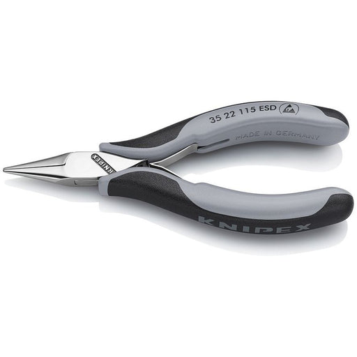 Knipex - Spezialwerkzeug für Kommunikationstechnik Elektronik-Greifzange 35 22 115 ESD ESD, 115mm