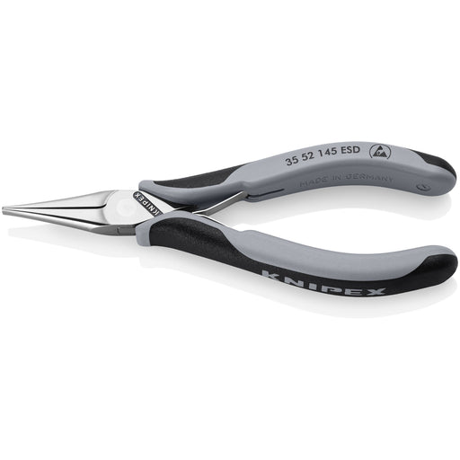 Knipex - Spezialwerkzeug für Kommunikationstechnik Elektronik-Greifzange ESD 35 52 145 ESD durchgesteckt Gelenk