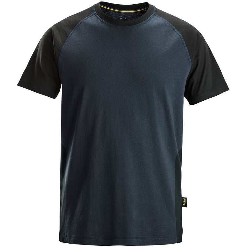 Snickers Workwear - T-Shirt 2-Farben T-Shirt 25509504003 XS,navy-schw